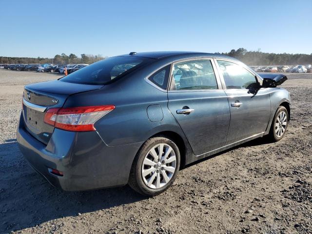 3N1AB7AP5DL694022 - 2013 NISSAN SENTRA S BLUE photo 3