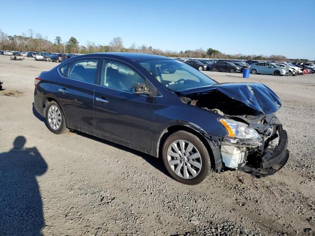 3N1AB7AP5DL694022 - 2013 NISSAN SENTRA S BLUE photo 4