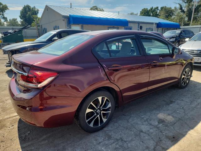 2HGFB2F8XDH538639 - 2013 HONDA CIVIC EX 红色 照片 3