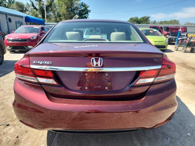 2HGFB2F8XDH538639 - 2013 HONDA CIVIC EX 红色 照片 6
