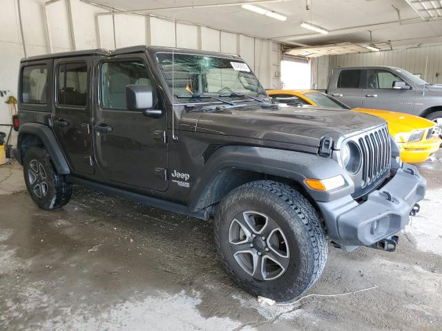 1C4HJXDN7MW509536 - 2021 JEEP WRANGLER U SPORT GRAY photo 4