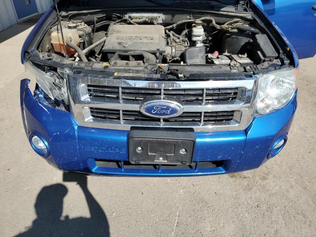 1FMCU9DG0CKA46770 - 2012 FORD ESCAPE XLT BLUE photo 12