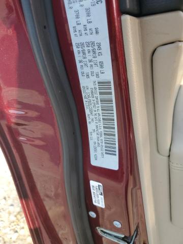 1C4RJFBG5LC232047 - 2020 JEEP GRAND CHEROKEE LIMITED წითელი ფოტო 13