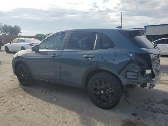 3CZRZ1H5XPM703738 - 2023 HONDA HR-V SPORT BLUE photo 2