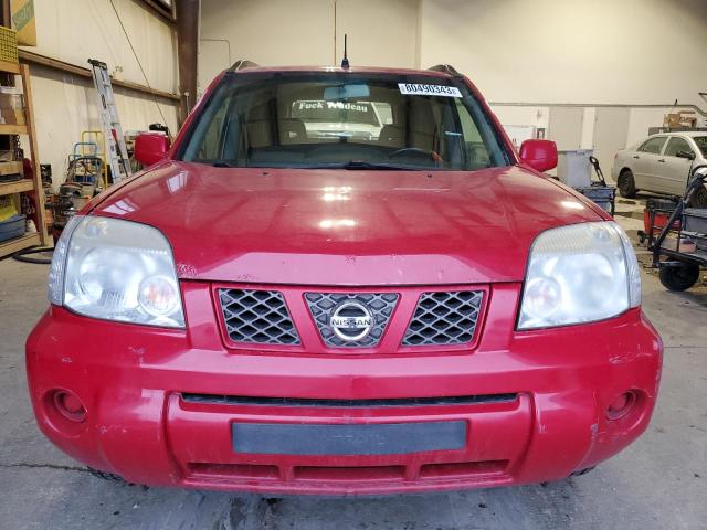 JN8BT08V76W208984 - 2006 NISSAN X-TRAIL XE RED photo 5