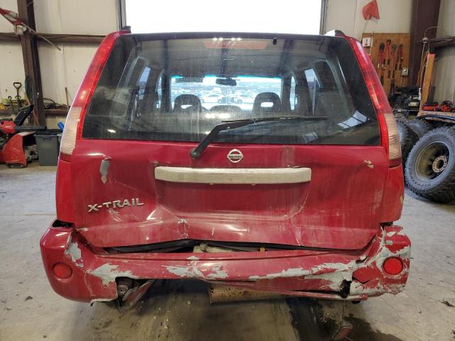 JN8BT08V76W208984 - 2006 NISSAN X-TRAIL XE RED photo 6