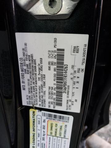 3FA6P0H77FR144263 - 2015 FORD FUSION SE BLACK photo 12