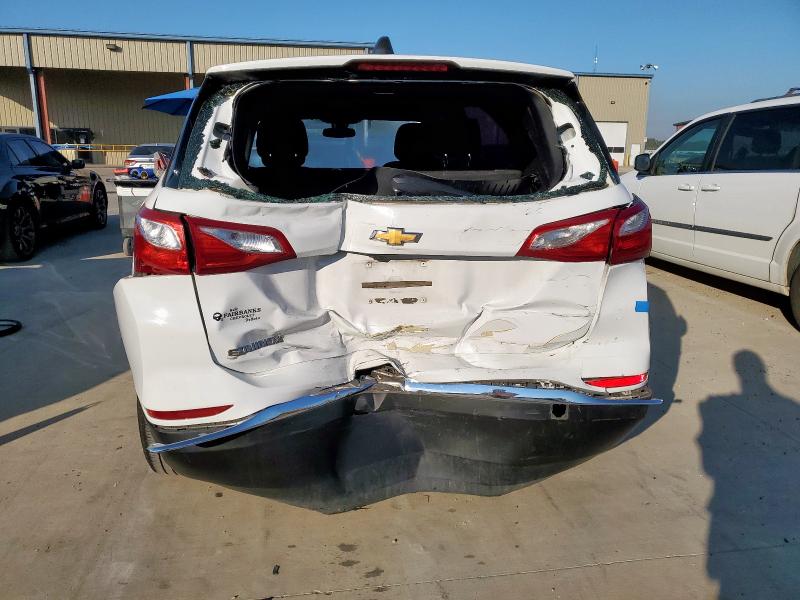 2GNAXHEV1J6123681 - 2018 CHEVROLET EQUINOX LS WHITE photo 6