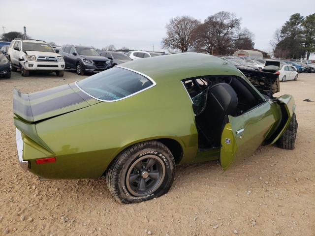 124871N558367 - 1971 CHEVROLET CAMARO GREEN photo 3