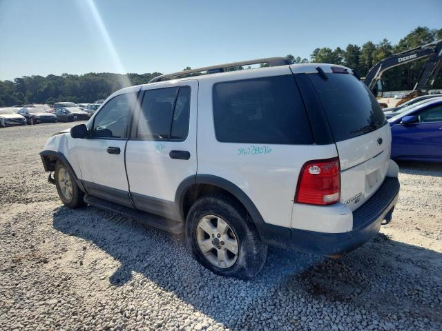 1FMZU63K13ZA39106 - 2003 FORD EXPLORER XLT WHITE photo 2