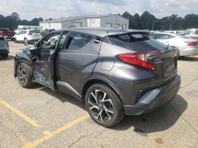 NMTKHMBX0KR084841 - 2019 TOYOTA C-HR XLE Gris photo 2