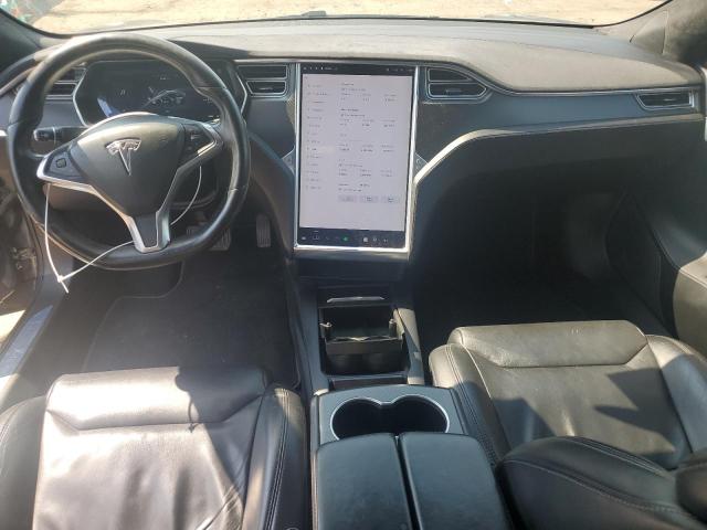 5YJSA1E24HF193997 - 2017 TESLA MODEL S Gris photo 8