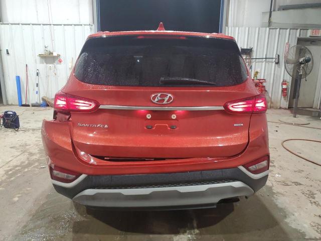 5NMS3CAD2LH164941 - 2020 HYUNDAI SANTA FE SEL RED photo 6