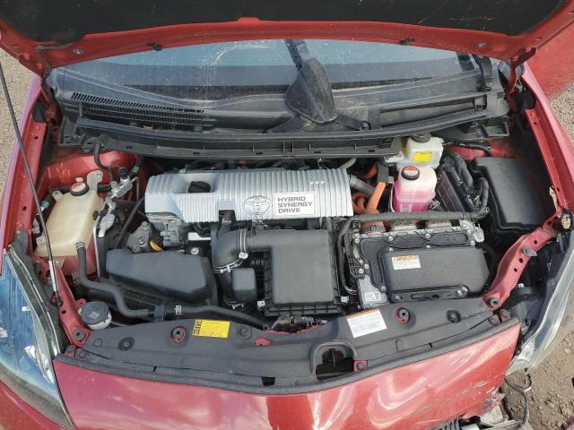 JTDKN3DU8F1912337 - 2015 TOYOTA PRIUS 红色 照片 11