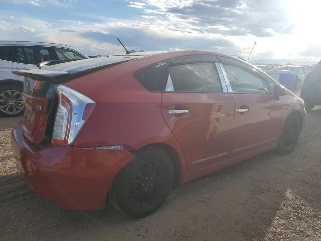 JTDKN3DU8F1912337 - 2015 TOYOTA PRIUS 红色 照片 3