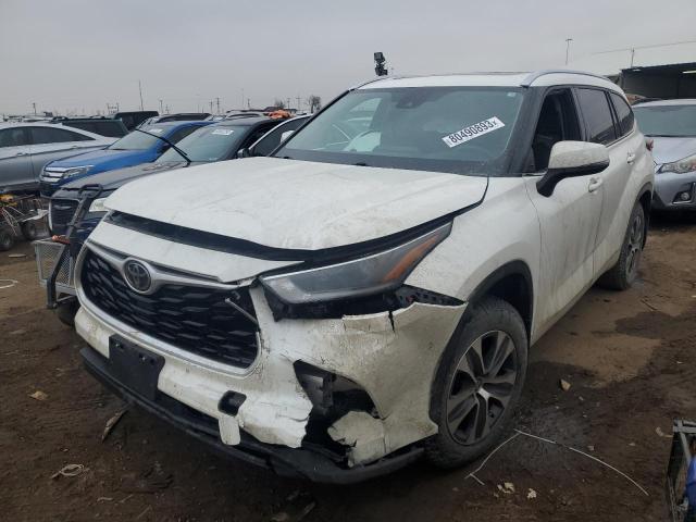 5TDGZRBH1MS534235 - 2021 TOYOTA HIGHLANDER XLE WHITE photo 1