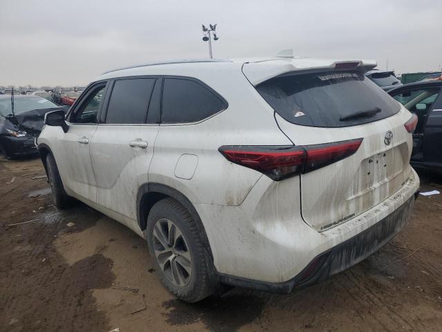 5TDGZRBH1MS534235 - 2021 TOYOTA HIGHLANDER XLE WHITE photo 2