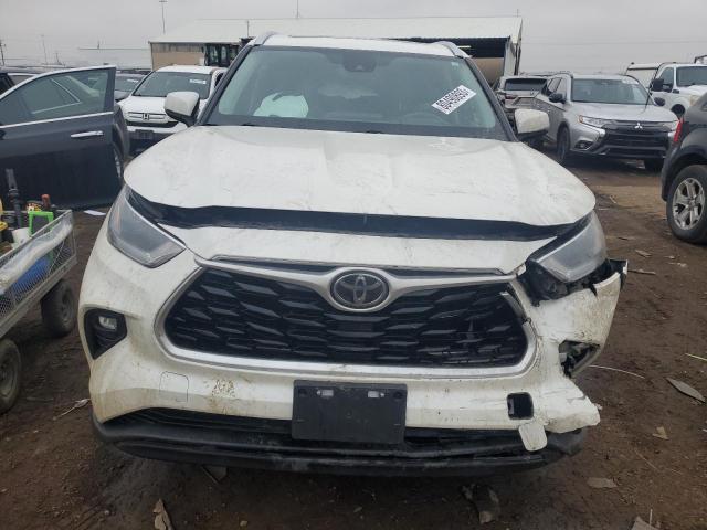 5TDGZRBH1MS534235 - 2021 TOYOTA HIGHLANDER XLE WHITE photo 5