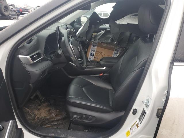 5TDGZRBH1MS534235 - 2021 TOYOTA HIGHLANDER XLE WHITE photo 7