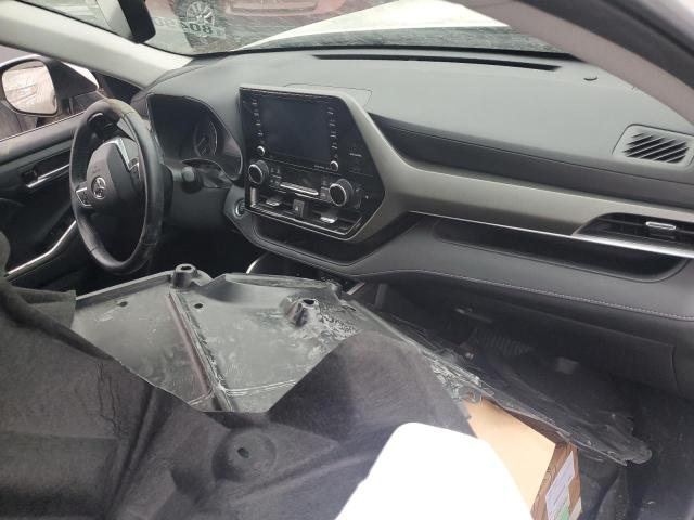 5TDGZRBH1MS534235 - 2021 TOYOTA HIGHLANDER XLE WHITE photo 8
