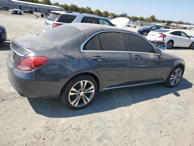 55SWF4KB0FU023849 - 2015 MERCEDES-BENZ C 300 4MATIC GRAY photo 3