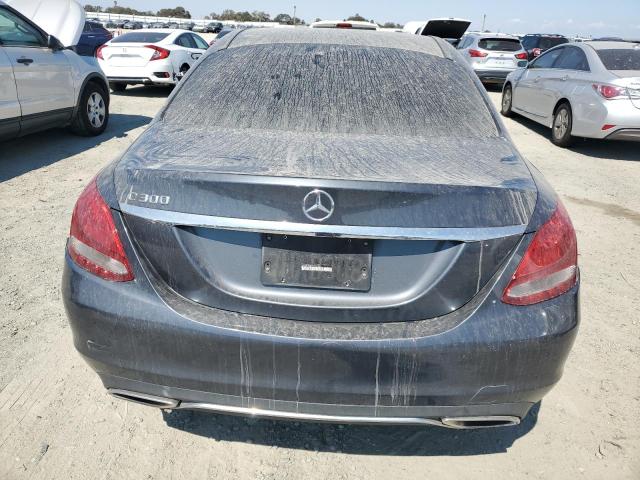55SWF4KB0FU023849 - 2015 MERCEDES-BENZ C 300 4MATIC GRAY photo 6