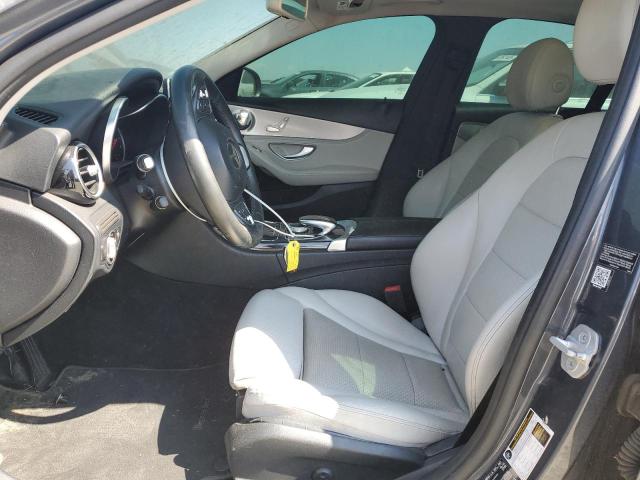 55SWF4KB0FU023849 - 2015 MERCEDES-BENZ C 300 4MATIC GRAY photo 7