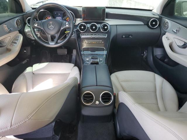 55SWF4KB0FU023849 - 2015 MERCEDES-BENZ C 300 4MATIC GRAY photo 8