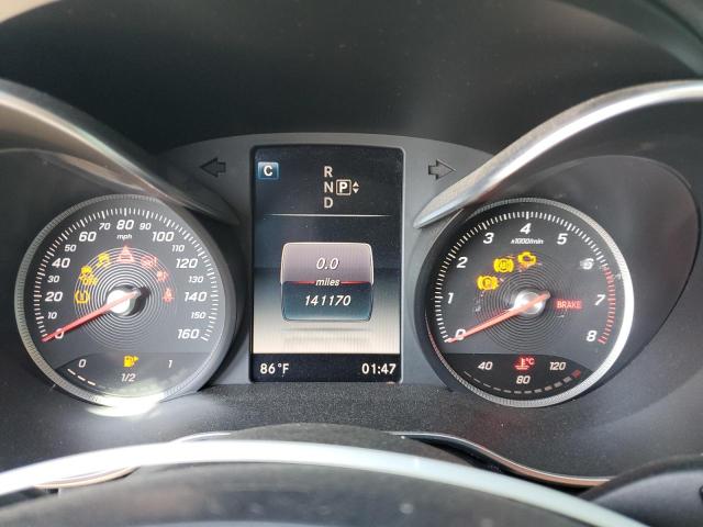 55SWF4KB0FU023849 - 2015 MERCEDES-BENZ C 300 4MATIC GRAY photo 9