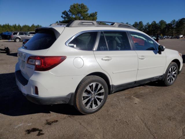 4S4BSBNC6F3236866 - 2015 SUBARU OUTBACK 2.5I LIMITED WHITE photo 3