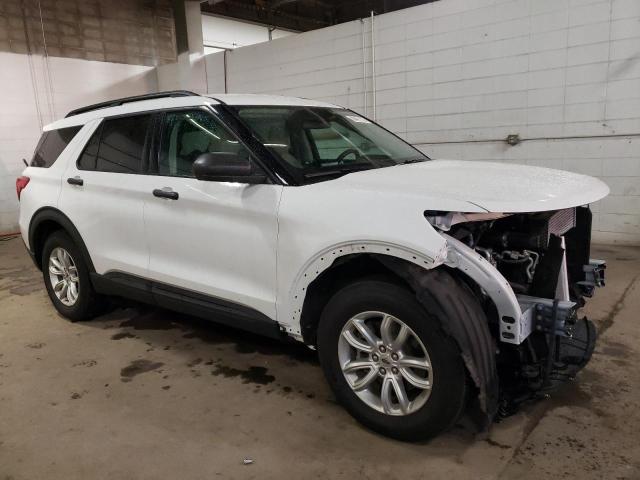 1FMSK8BH1MGC23239 - 2021 FORD EXPLORER WHITE photo 4