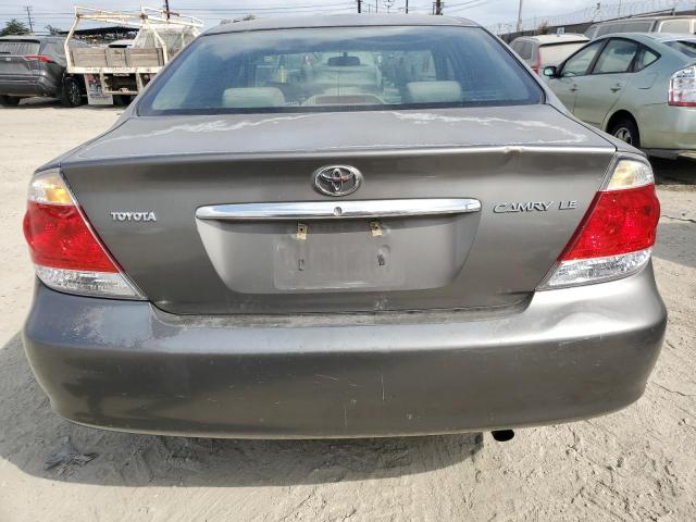 4T1BE32K55U503688 - 2005 TOYOTA CAMRY LE GRAY photo 6