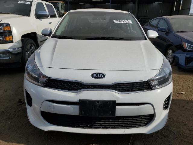 3KPA24AB6KE226575 - 2019 KIA RIO S WHITE photo 5