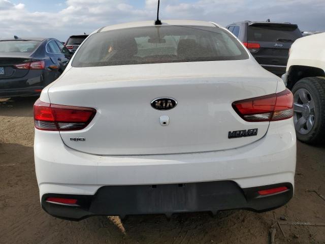 3KPA24AB6KE226575 - 2019 KIA RIO S WHITE photo 6