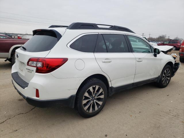 4S4BSALC5F3277101 - 2015 SUBARU OUTBACK 2.5I LIMITED WHITE photo 3