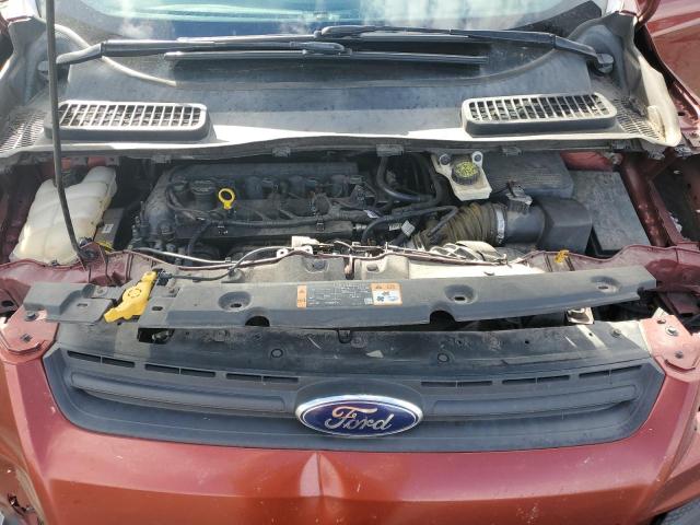 1FMCU0F70EUE35568 - 2014 FORD ESCAPE S RED photo 11