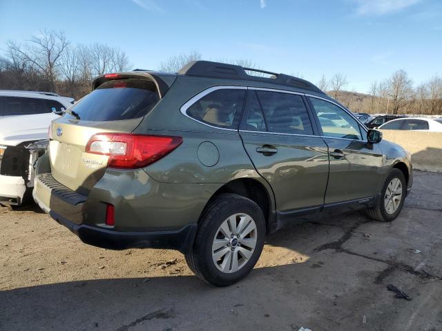 4S4BSAFC4F3284343 - 2015 SUBARU OUTBACK 2.5I PREMIUM GREEN photo 3