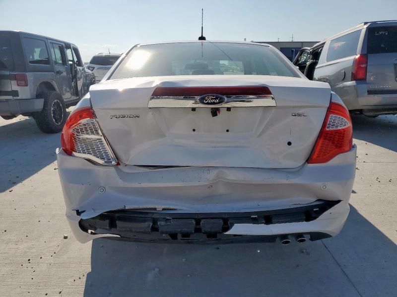 3FAHP0JA8CR263725 - 2012 FORD FUSION SEL WHITE photo 6