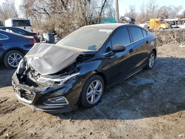 1G1BE5SM0H7105348 - 2017 CHEVROLET CRUZE LT BLACK photo 1