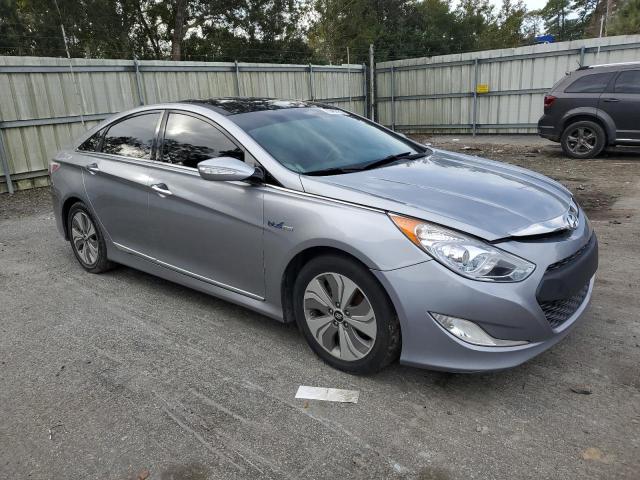 KMHEC4A44FA120095 - 2015 HYUNDAI SONATA HYBRID GRAY photo 4