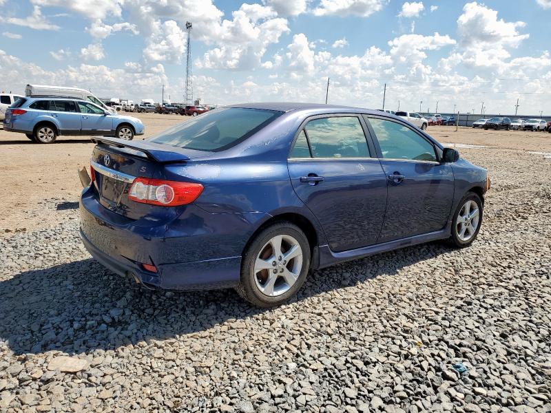 5YFBU4EEXCP037236 - 2012 TOYOTA COROLLA BASE ლურჯი ფოტო 3