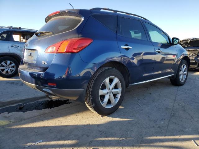 JN8AZ18U69W107012 - 2009 NISSAN MURANO S BLUE photo 3