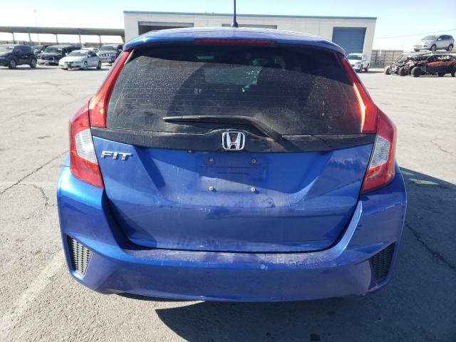 3HGGK5G55FM743784 - 2015 HONDA FIT LX BLUE photo 6