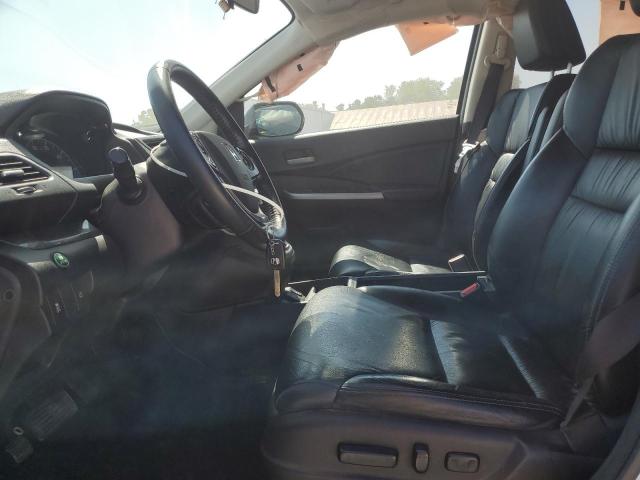 5J6RM4H78EL052559 - 2014 HONDA CR-V EXL GRAY photo 7