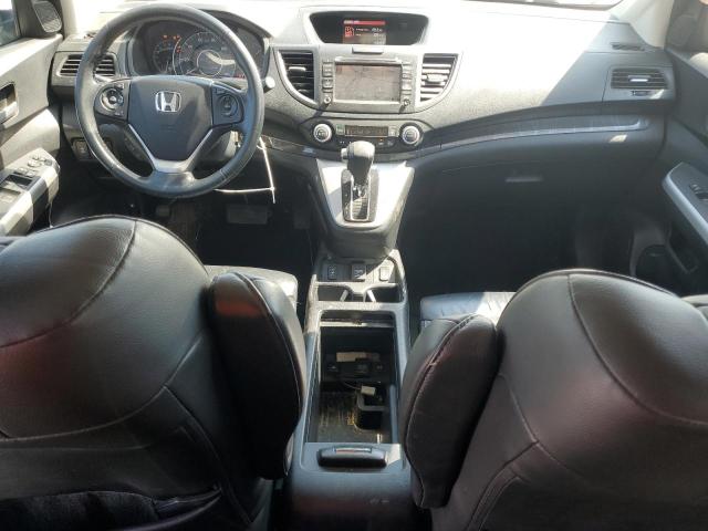 5J6RM4H78EL052559 - 2014 HONDA CR-V EXL GRAY photo 8
