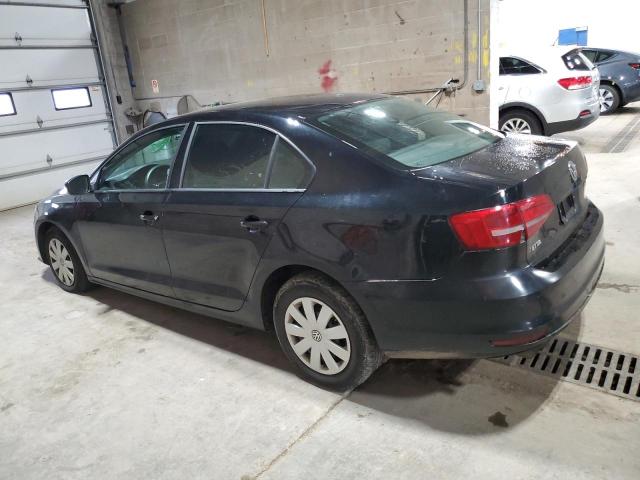 3VW2K7AJ8FM414004 - 2015 VOLKSWAGEN JETTA BASE BLACK photo 2