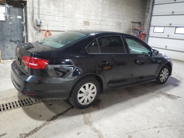 3VW2K7AJ8FM414004 - 2015 VOLKSWAGEN JETTA BASE BLACK photo 3