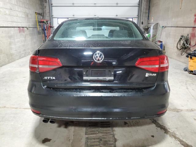 3VW2K7AJ8FM414004 - 2015 VOLKSWAGEN JETTA BASE BLACK photo 6