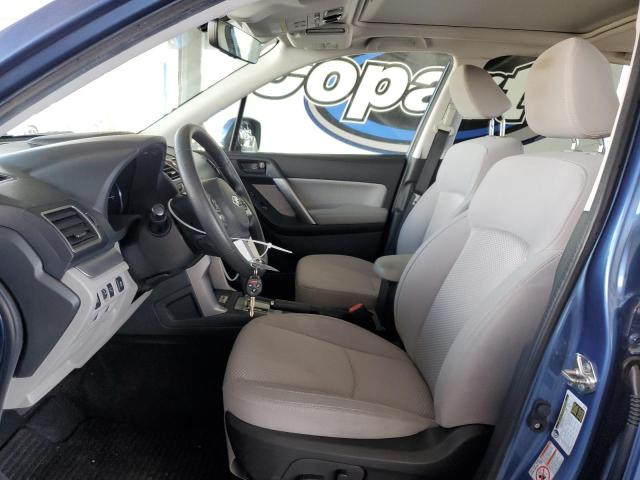 JF2SJAGC1HH567392 - 2017 SUBARU FORESTER 2.5I PREMIUM Azul foto 7