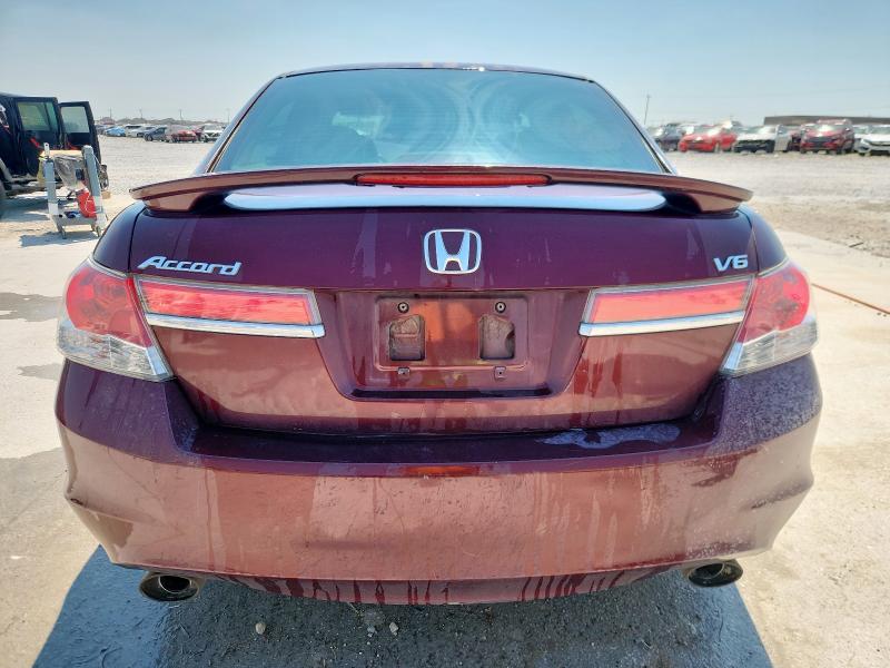 1HGCP3F72CA040191 - 2012 HONDA ACCORD EX BURGUNDY photo 6